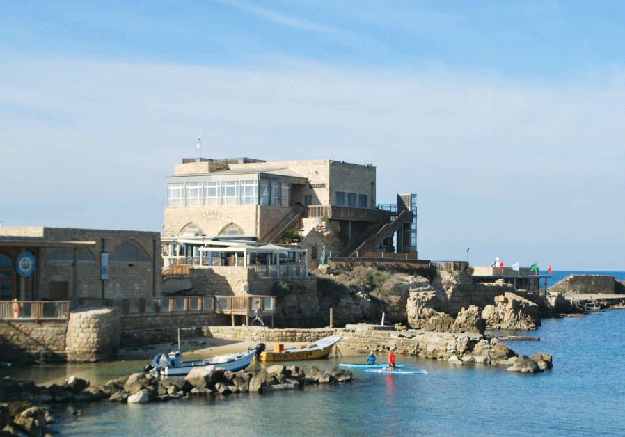 The ancient port of Caesarea