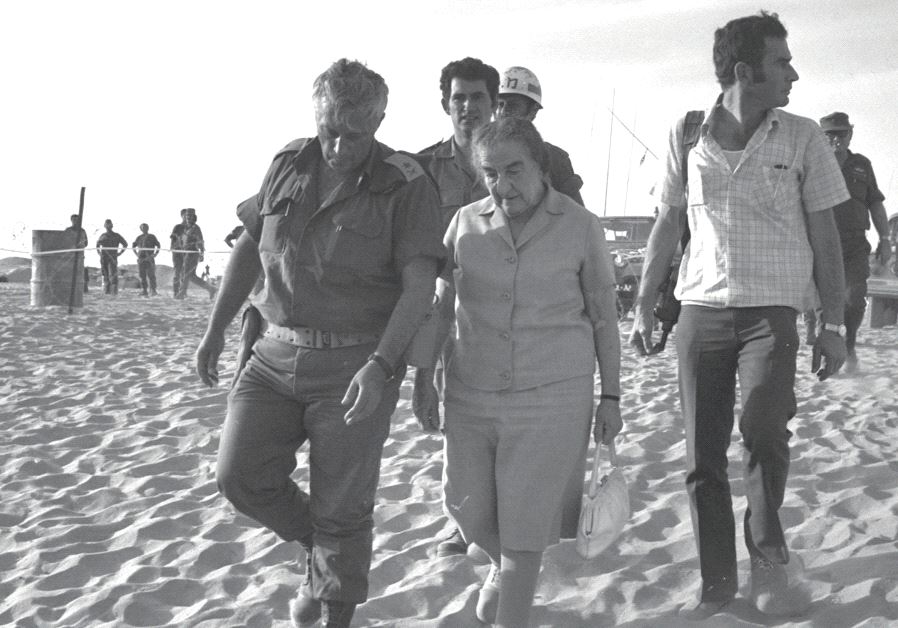‘AS THE only democracy in the Middle East, Israel’s legal guarantee of rights has meant that women play crucial roles in all aspects of Israeli society.’ Gold Meir during the 1973 war.