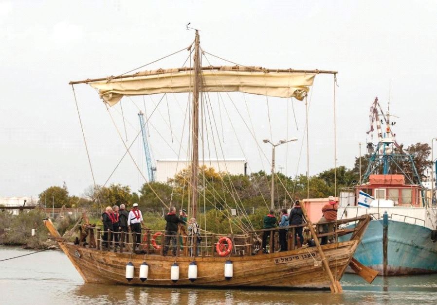 The ‘Ma’agan Michael’ set sail into the Mediterranean Sea last week