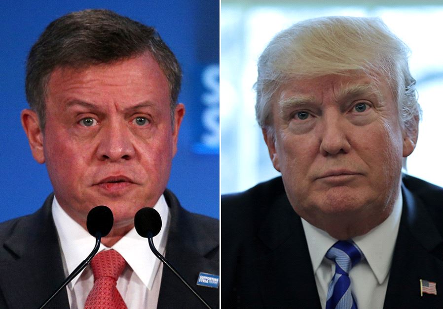 Trump and Abdullah