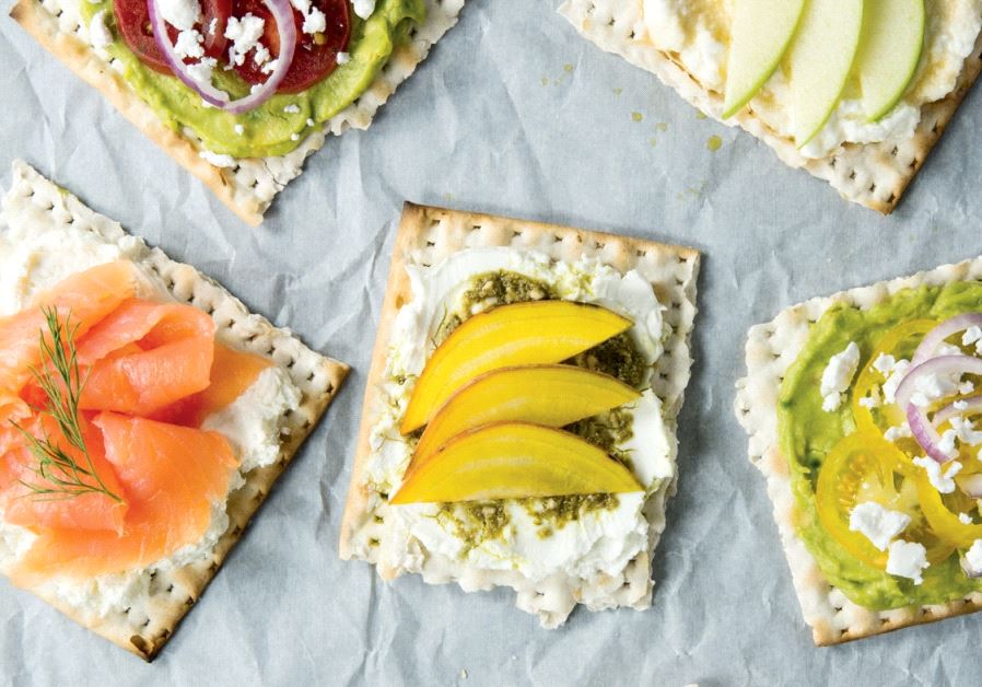 Artisan matza canapés
