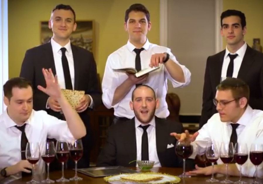 Still from the Maccabeats 'Mah Nishtanah' 