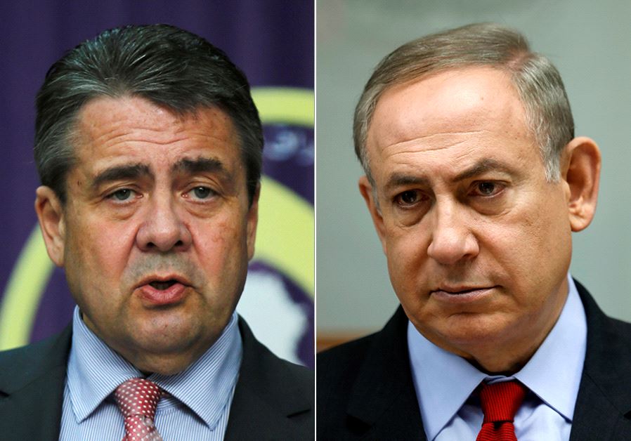 Netanyahu and Gabriel 