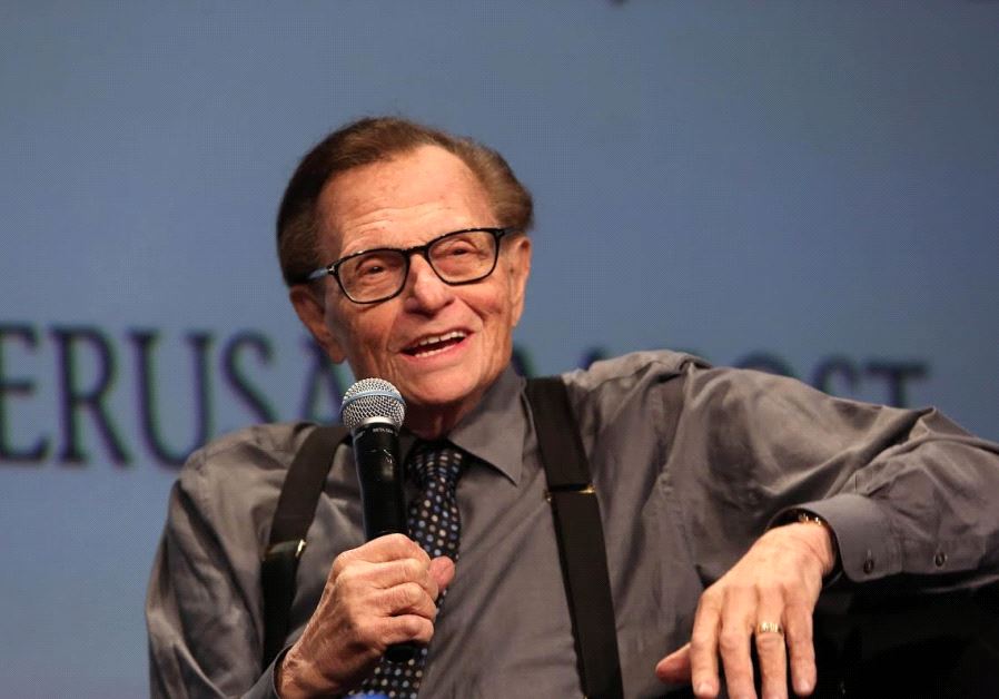 Legendary journalist Larry King at The Jerusalem Post Conference in New York, May 7, 2017
