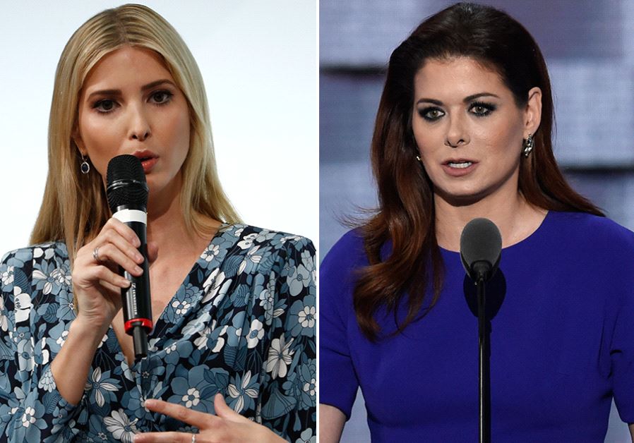 Ivanka Trump and Debra Messing