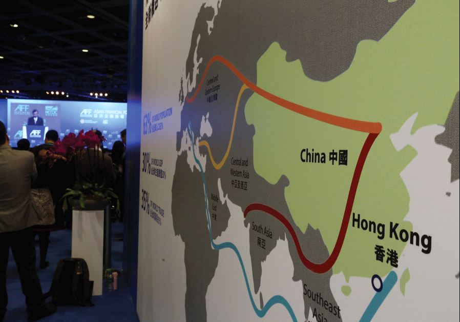 THIS MAP illustrates China’s ‘New Silk Road’ initiative