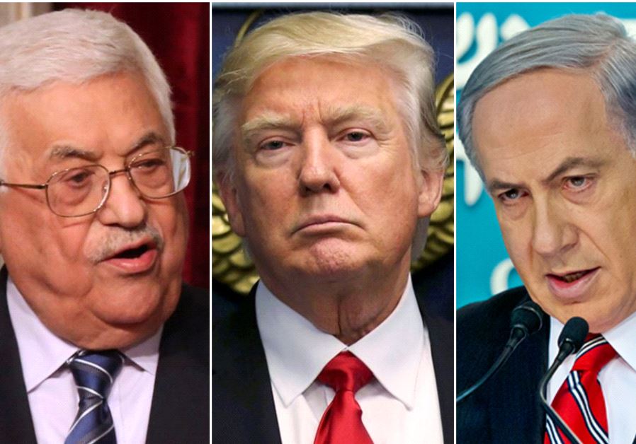 Abbas, Trump, Netanyahu