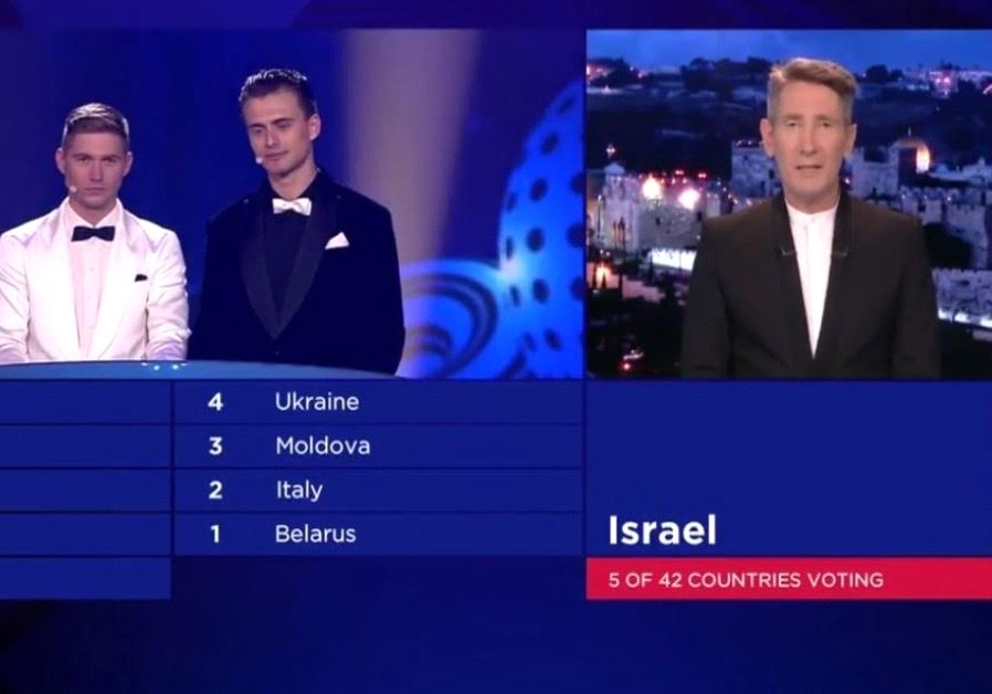 IBA'S OFER NACHSON appears on the Eurovision final Saturday night