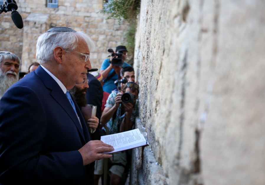 David Friedman at the Western Wall, May 15, 2017