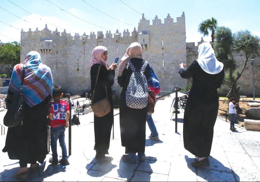 Arabs in the Old City during last year’s Ramadan