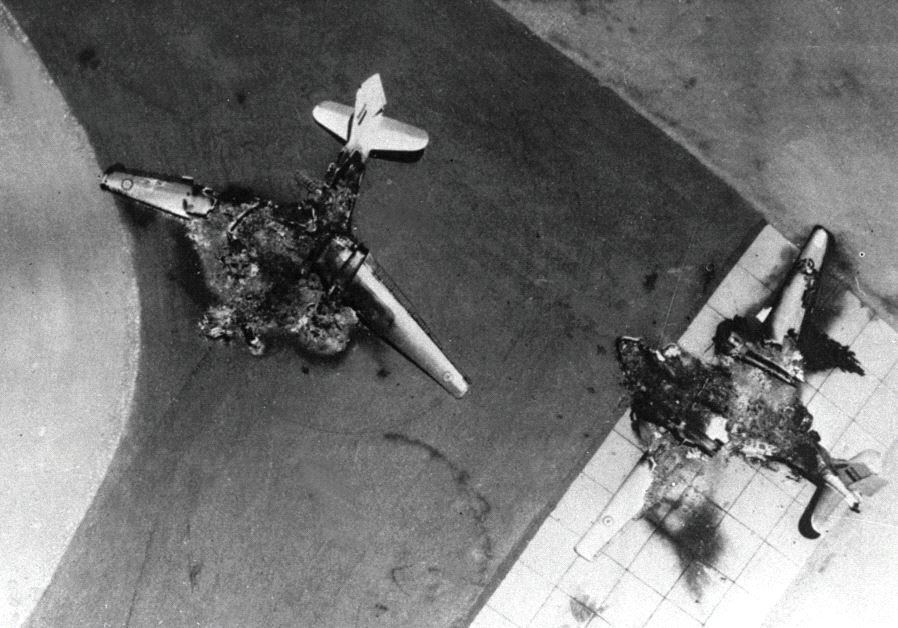 With the help of double agents, Israel tricked the Egyptians into expecting an assault from the ground. When Israel began with a massive air attack instead, Egyptian planes were sitting ducks