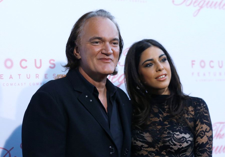 Director Quentin Tarantino and Daniela Pick pose at a premiere for 'The Beguiled' in Los Angeles, June 12, 2017