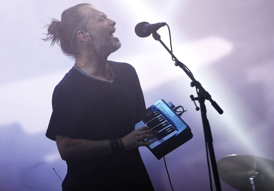 Radiohead performs at the Glastonbury Festival 2017
